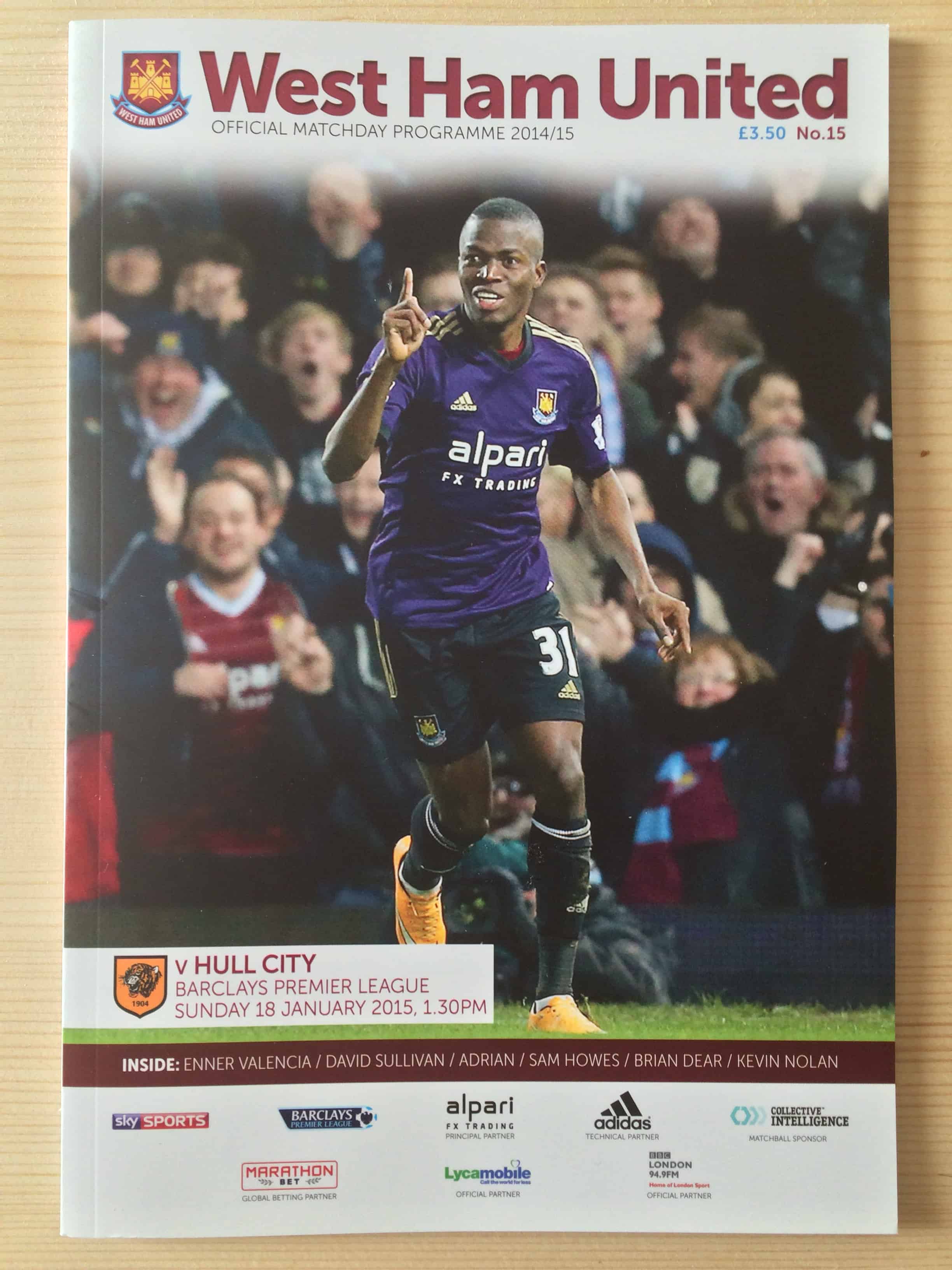 West Ham United FC v Hull City FC